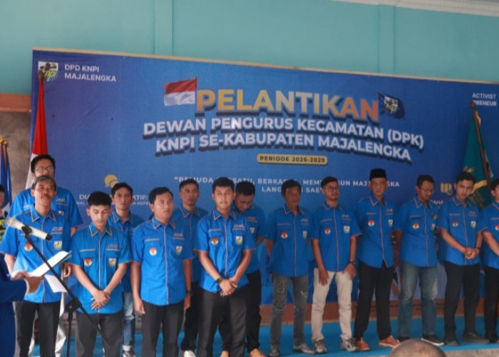 KNPI Majalengka Lantik 26 Pengurus Kecamatan Serentak, Perkuat Konsolidasi Gerakan Pemuda hingga Akar Rumput