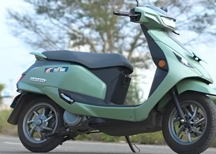 Motor Listrik Suzuki e-Access Cukup Dicas 2 Jam, Fast Charging dan Punya Top Speed 95 Km/jam