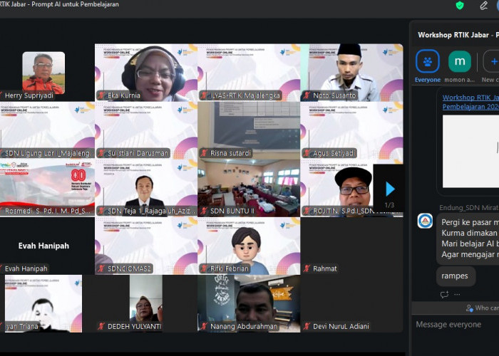 Peringati Hardiknas, RTIK dengan PGRI Gelar Workshop Online Pengembangan Prompt AI untuk Pembelajaran