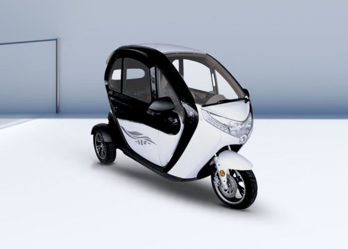 Bayar 1 Jutaan Sudah Bisa Bawa Pulang Motor Listrik Roda Tiga Solaris R-3, di Desain Anti Panas dan Hujan
