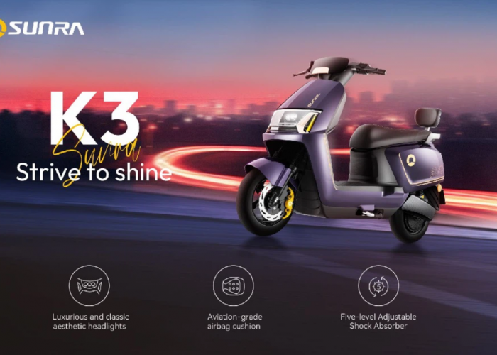Sunra K3 dengan Baterai 1500 Watt, Motor Listrik di Bawah 15 Juta yang Paling Layak Dibeli di Tahun 2026