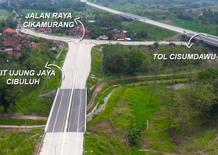 JARANG DIEKSPOS: Begini Penampakan Tol Cisumdawu di Ujung Jaya, Bisa Tembus ke Indramayu