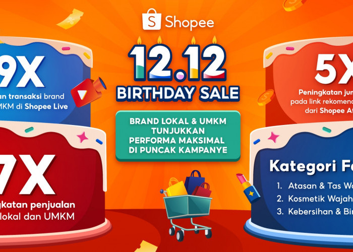 Kemeriahan Shopee 12.12 Birthday Sale: Brand Lokal - UMKM Catat Peningkatan Penjualan Spektakuler Akhir Tahun