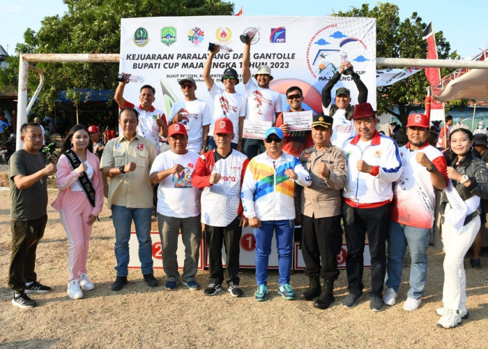Atlet Majalengka Raih Juara Kedua, Dispora Majalengka Sukses Gelar Kejurnas Paralayang Bupati Cup  