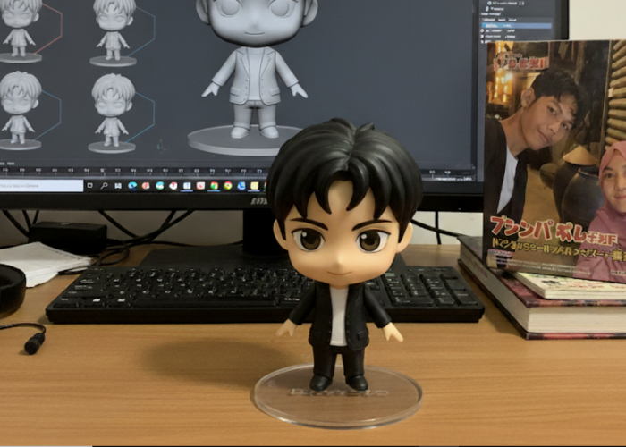 Tutorial Bikin Foto Miniatur Gaya Chibi Sendiri dan Bareng Pasangan, Pakai Prompt AI Gemini Ini 10 Detik Jadi