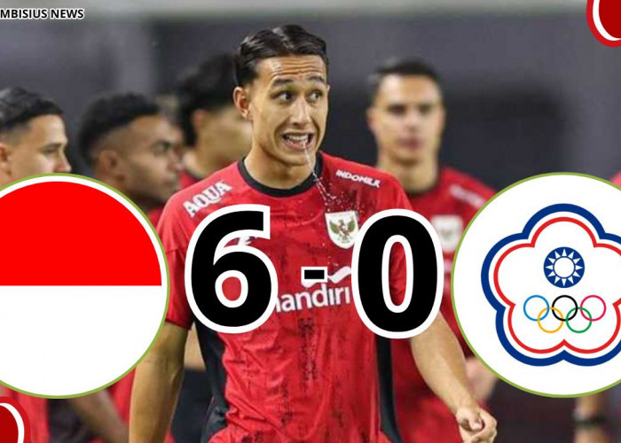 Hasil Timnas Indonesia vs China Taipei: Dua Pemain Naturalisasi Baru Debut, Garuda Lumat China Taipei 6-0!