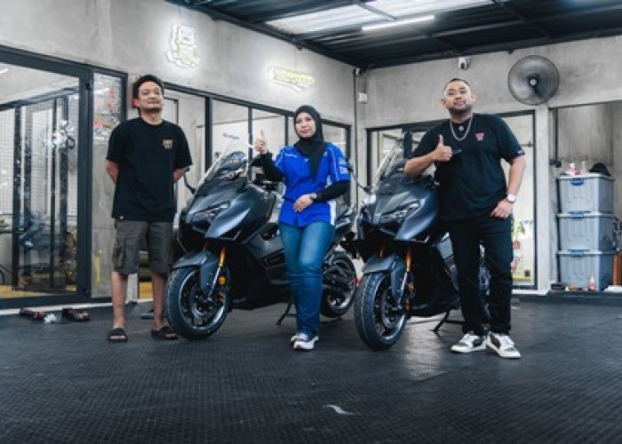 Sudah Sampai ke Tangan Konsumen, Ini Fitur yang Jadi Daya Tarik TMAX Si-Raja Skutik Premium MAXI Yamaha