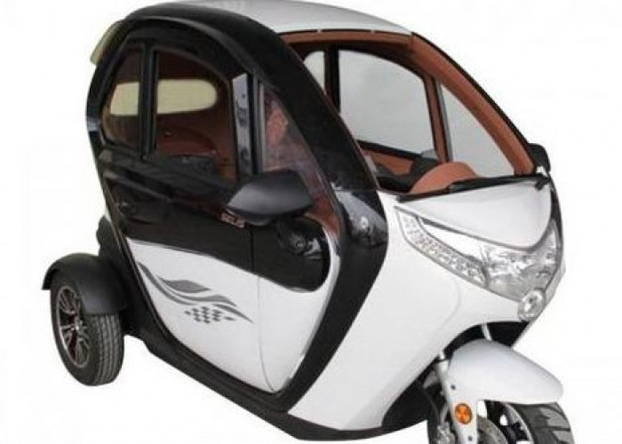 Angsuran Mulai 1 Juta, Berikut Simulasi Kredit Motor Listrik Roda Tiga Tertutup Solaris R-3 Balis