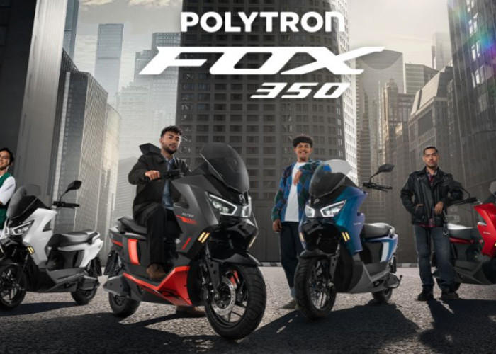 Cuma 400 Ribuan per Bulan, Polytron Fox 350 Mirip NMAX Sudah Subsidi, DP 5 Jutaan dan Jarak Tempuh 130 KM 