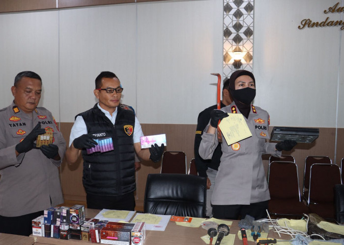 Polres Majalengka Ungkap Tiga Kasus Pembobolan Alfamart, Empat Residivis Diamankan