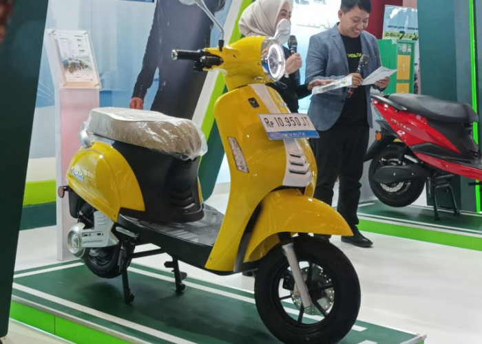 Kredit Motor Listrik Volta Mandala, Cicilan Cuma Rp200 Ribuan Tampilan Stylish Mirip Vespa, Jarak Tempuh Jauh