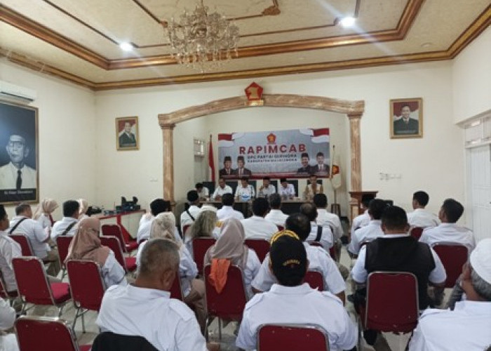 Putuskan Gibran Bacawapres Dampingi Prabowo, Partai Gerindra Kabupaten Majalengka Gelar Rapimcab