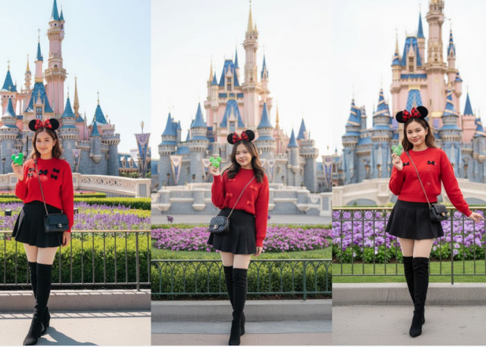 Prompt Gemini Ai Foto Lagi Liburan di Disnyeland California, Ini Tips Agar Hasilnya Natural Seperti Asli