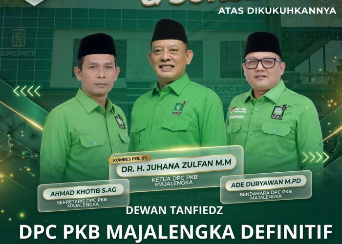 Kombes Purnawirawan Juhana Zulfan Kembali Pimpin PKB Majalengka, Target 10 Kursi di 2029