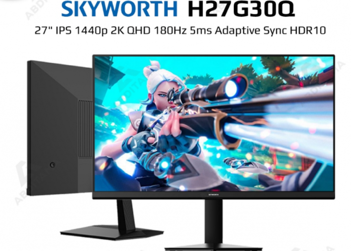 Skyworth H27G30Q, Rekomendasi Monitor Gaming Seharga 2 Jutaan Terbaik di Market, 200 Hz Panel Super IPS