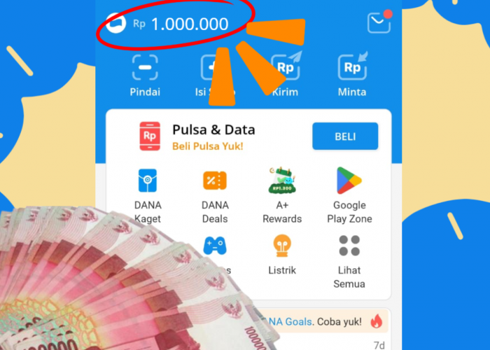 Klaim Link Saldo DANA Kaget Hari Jumat Ini Sebesar Rp777.000, Sekali Tap Langsung Cair ke Dompet Digital