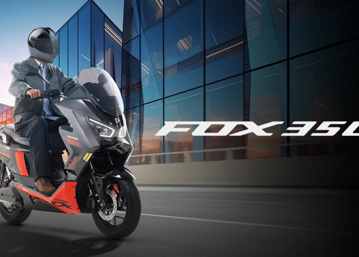 Bodi Mirip PCX, Motor Listrik Polytron FOX 350 Harga Mulai Rp15 Jutaan dengan Fitur Lengkap!