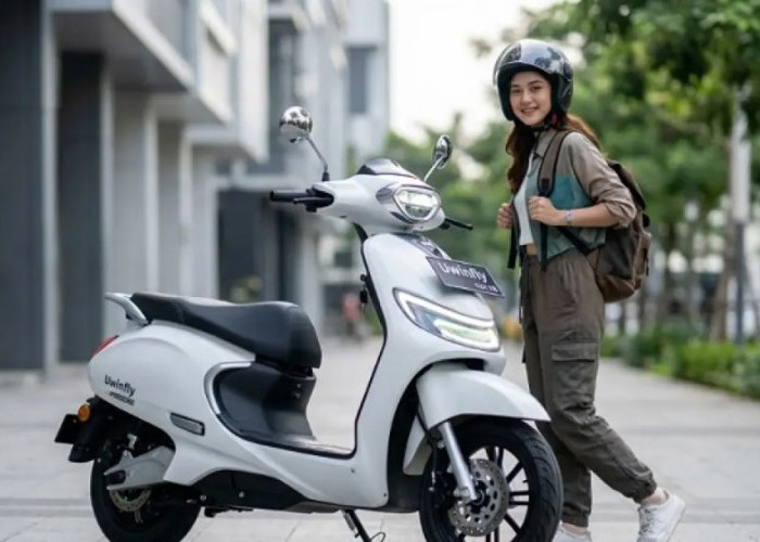 Uwinfly M110F Motor Listrik Fitur Canggih Keyless, Akselerasi 0-50 Km/jam, Hanya 6,5 Detik Harga Rp14 Jutaan
