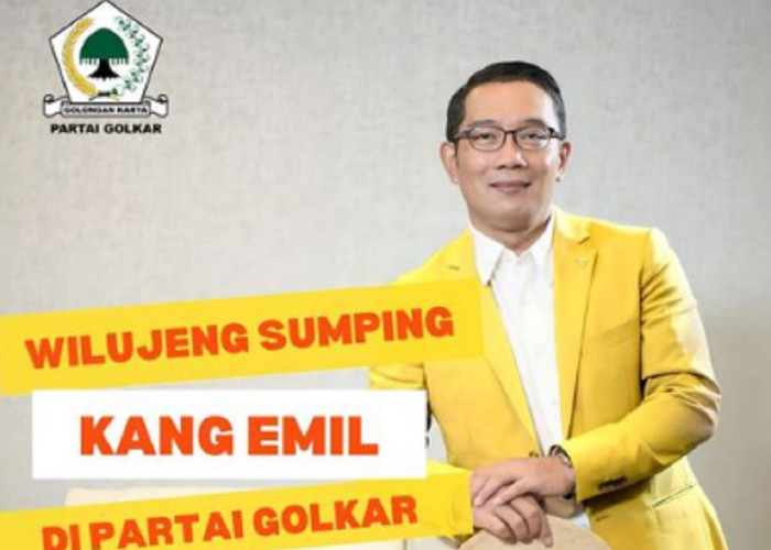 Ridwan Kamil Masuk Partai Golkar, Kasih Kode Naik Motor Vespa Kuning, Wilujeung Sumping