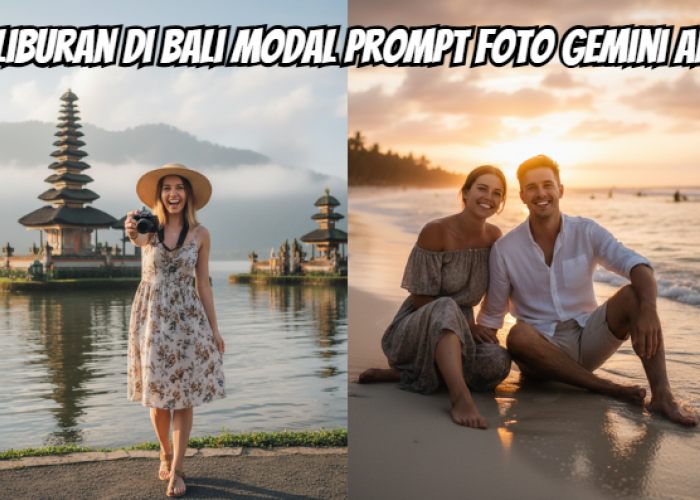 Ini Dia Cara Baru Liburan Di Bali Cuma Modal Prompt Gemini AI, Hasilnya Estetik Dan Elegan Seperti Aslinya!