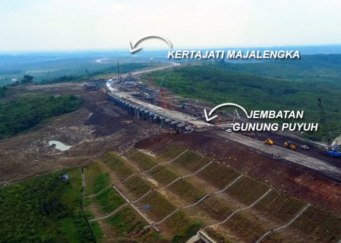 TERSAMBUNG KE MAJALENGKA! Jembatan Gunung Puyuh Tol Cisumdawu Siap Sambut Pemudik