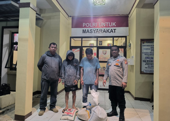 Polsek Malausma Tangkap Dua Pelaku Pencurian Beras di Desa Banyusari