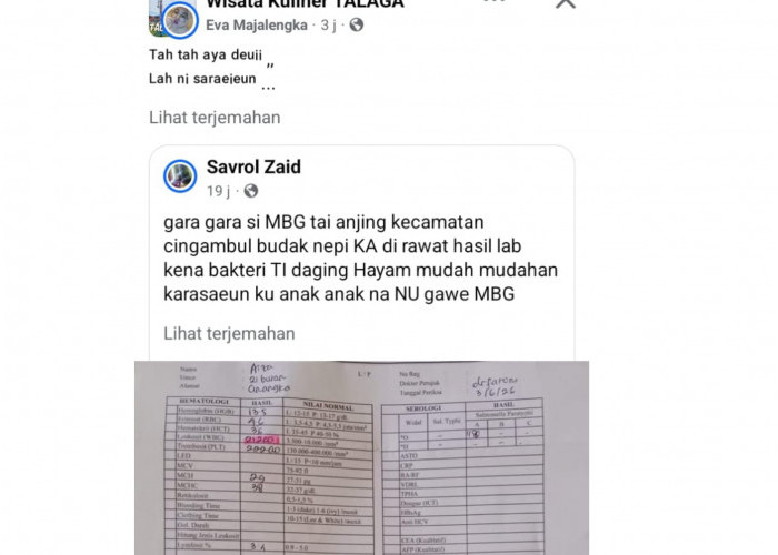 Viral Isu Balita Meninggal Akibat MBG di Majalengka, SPPG Pastikan Informasi Hoaks
