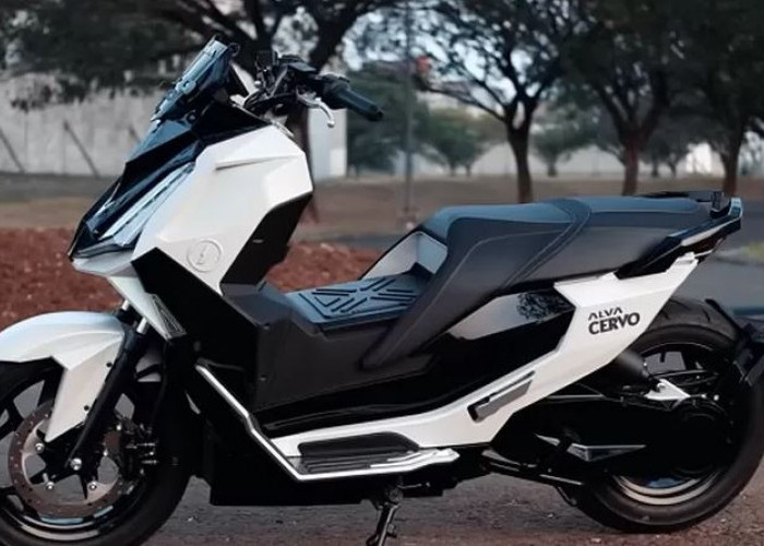 Punya Bodi Besar dan Tembus 125 Km, Ini Simulasi Kredit Motor Listrik Alva Cervo yang Mirip Yamaha XMAX
