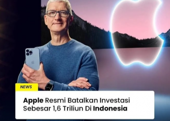 CEO Apple Batalkan Investasi 1 ,6 Triliun Ke RI,Ini Dia Penyebab Utama Nya