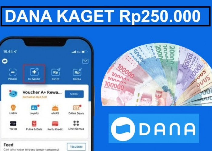 Klaim Link Saldo DANA Kaget Terbaru 250 Ribu Edisi Sabtu Weekend, Tidak Ada Syarat Apapun Klaim Sekarang Juga!