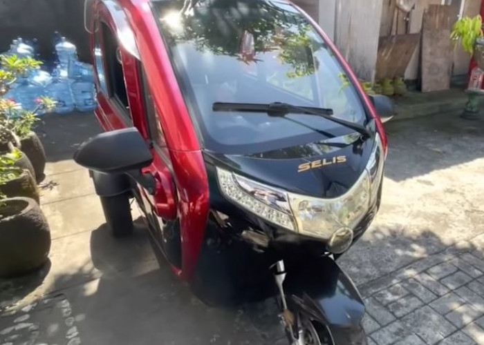 Kredit Motor Listrik Roda 3 Anti Hujan Alias Tertutup Cuma 1 Jutaan, Berikut Tabel Angsuran Solaris R-3 Balis
