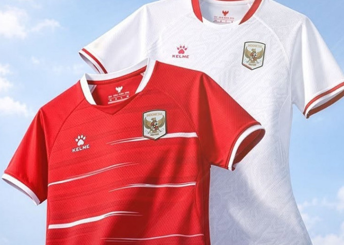 Masih Fresh! Beginilah Penampakan Jersey Timnas Indonesia dari Kelme, Punya Kesan Minimalis dan Berani