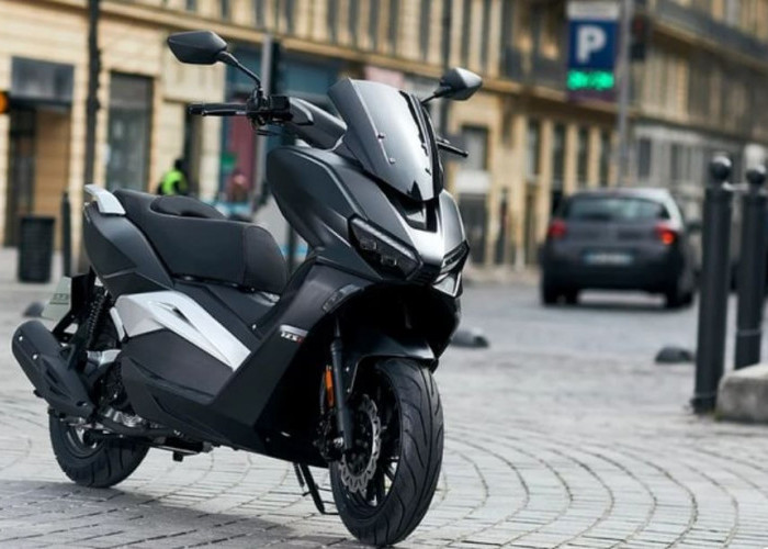 Motor Listrik Longjia Vmax 175 Jadi Pesaing Kuat Nmax dan PCX, Desain Maxi dengan Mesin Bertenaga 175cc