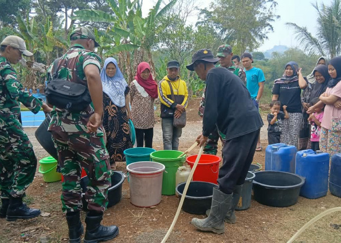 Jelang HUT TNI ke-81, 17 Koramil Serentak Salurkan Air Bersih