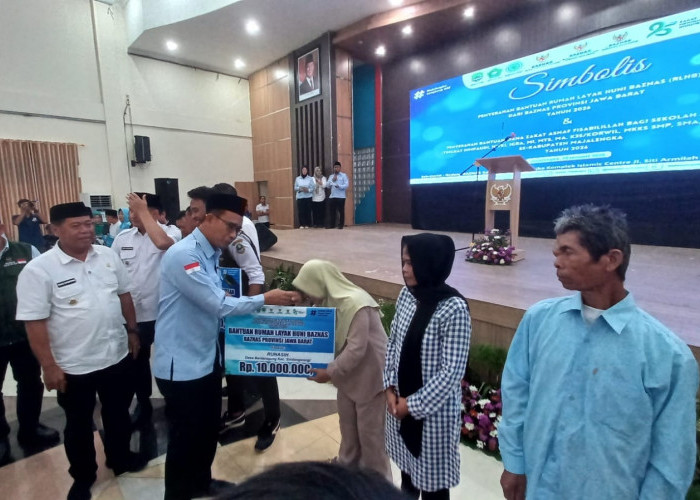 Baznas Salurkan Dana Zakat Rp1,2 Miliar untuk Sekolah dan Rumah Layak Huni 
