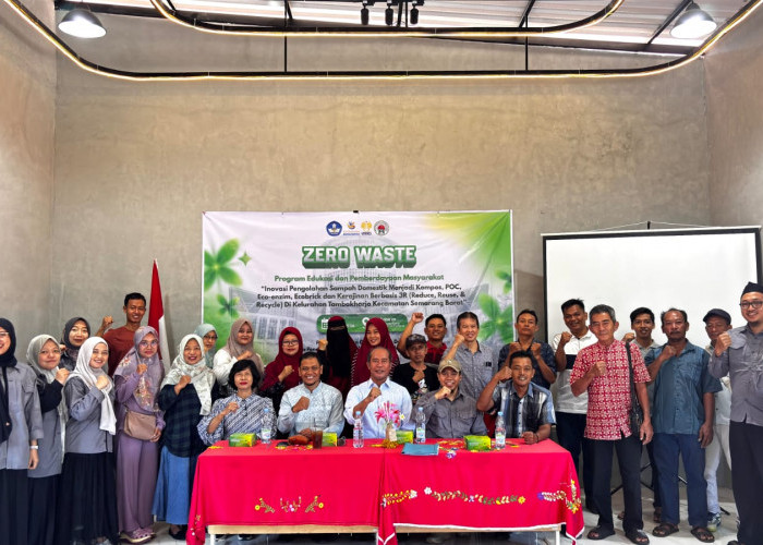 PGSD UNNES dan Pendidikan Biologi UNMA Dampingi Warga Tambakharjo Wujudkan Zero Waste Berbasis 3R