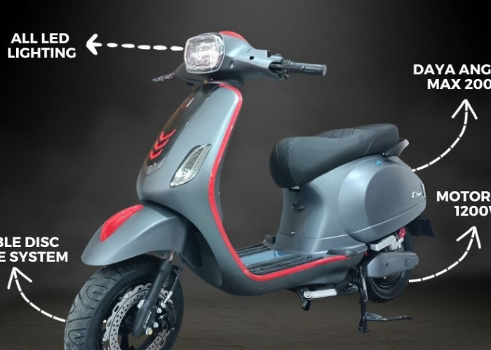 3 Pilihan Motor Listrik Mirip Vespa Primavera di 2025, Desain Retro Classy dengan Harga Mulai Rp9 Jutaan