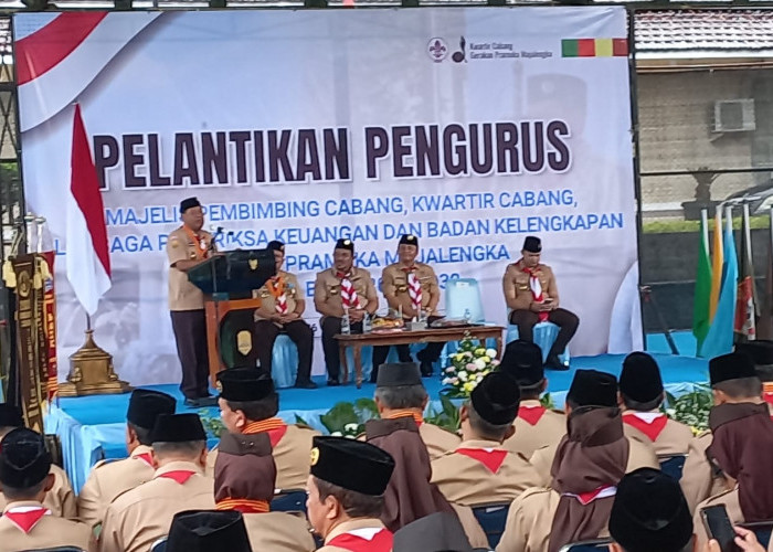 Dilantik Kwarda, Kwarcab Pramuka Majalengka Berkomitmen Bergerak Bersama Mewujudkan Majalengka Langkung Sae 