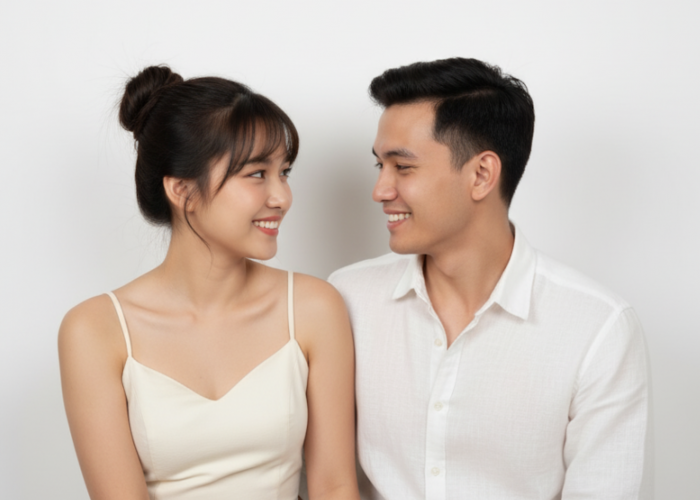 Kumpulan Prompt Gemini AI Berdua Bersama Pasangan Romantis, dengan Pose yang Natural dan Ala Studio Foto