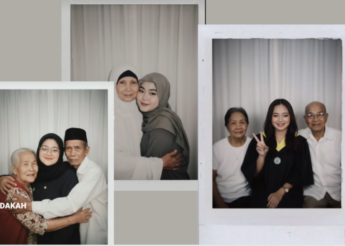Bikin Nangis! Prompt Edit Foto Viral Polaroid Bareng Kakek-Nenek yang Sudah Tiada, Cuma 5 Detik Langsung Jadi
