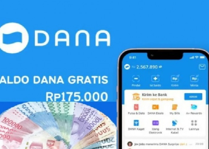 Saldo 175.000 Ribu Rupiah dari Link DANA Kaget Terbaru Jadi Milik Kamu Sekarang! Klaim Link Terbaru Pagi Ini