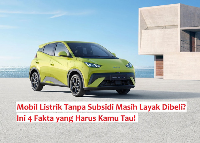 Harga Mulai Rp150 Jutaan, Mobil Listrik Tanpa Subsidi Masih Layak Dibeli? Ini 4 Fakta yang Harus Kamu Tau!