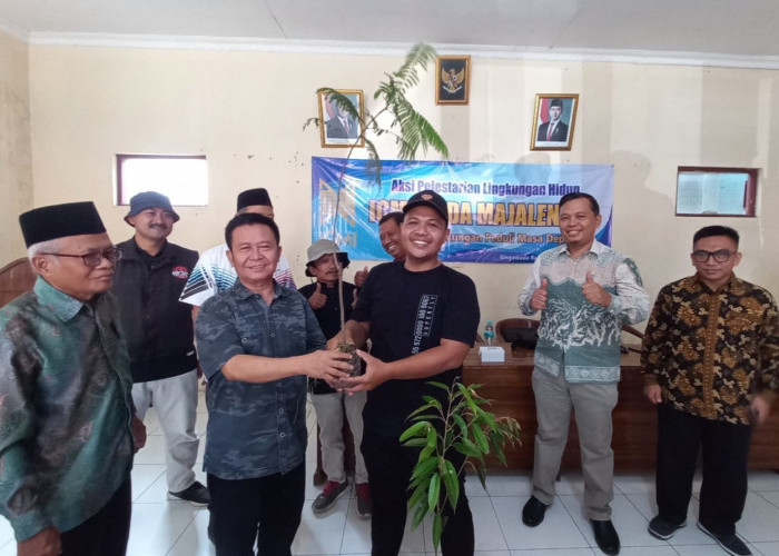 ICMI Orda Majalengka Salurkan 500 Bibit Tanaman 