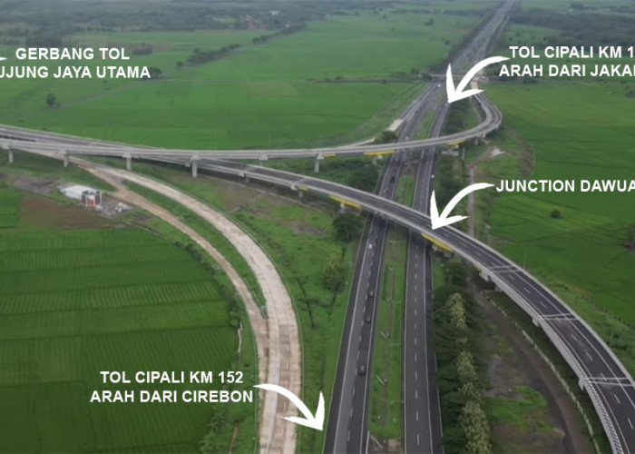 TAK SABAR Tol Cisumdawu Jadi Maret 2023, Junction Dawuan Sudah Terhubung ke Tol Cipali