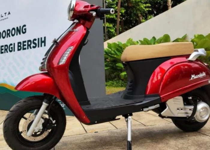 Dapat Motor Mirip Vespa Mulai 200 Ribuan, Berikut Simulasi Kredit Motor Listrik Volta Mandala dengan Tenornya