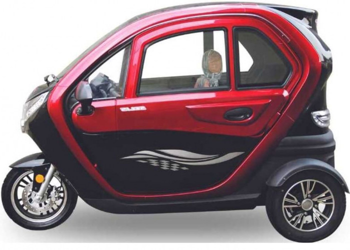 Motor Listrik Roda 3 Tertutup Buatan Indonesia dan China, Bisa Dibeli Lewat Sistem Kredit Cicilan Ringan