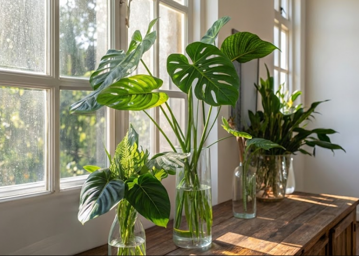 10 Daftar Tanaman Hias Hidroponik untuk Indoor, Pajang Menggunakan Vas Bening untuk Percantik Interior Rumah