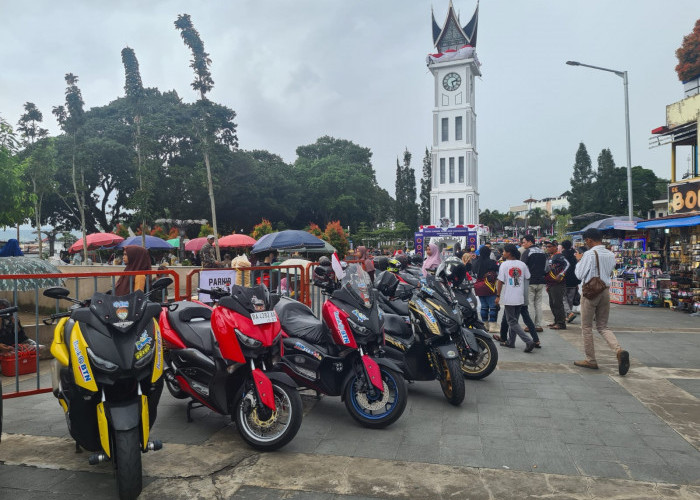 Gathering Akbar, Ratusan Biker Yamaha XMAX Seluruh Nusantara Geruduk Kota Bukit Tinggi