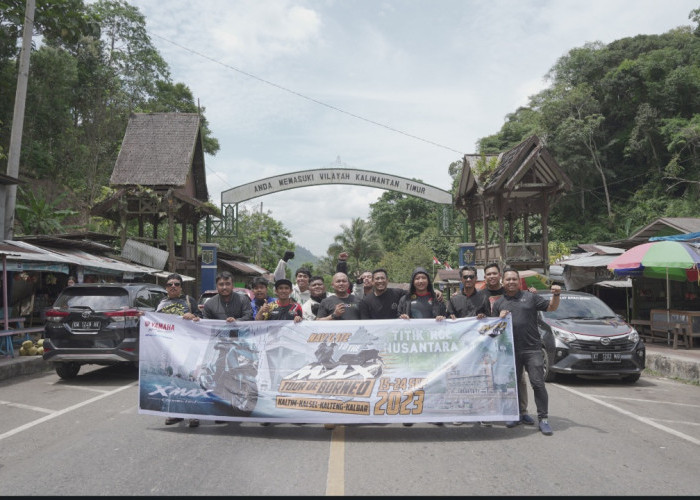 Pengalaman Menantang Membelah Rimba Kalimantan bersama Yamaha XMAX Connected