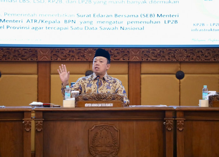 LP2B Jawa Timur Tembus 87,34 Persen, Menteri Nusron Desak Pemda Integrasikan ke RTRW